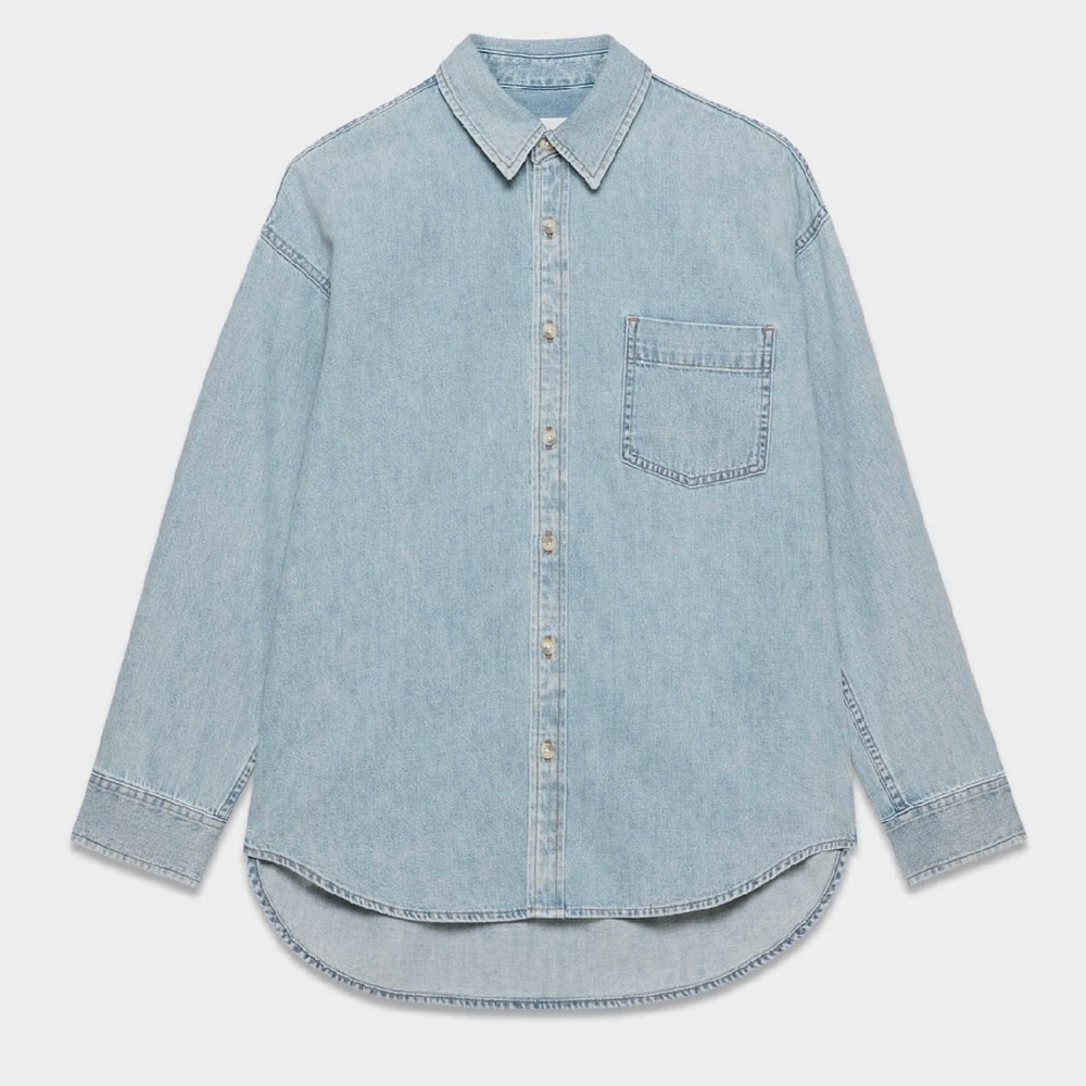 Aritzia 80s Comfy Denim Shirt sz. XS